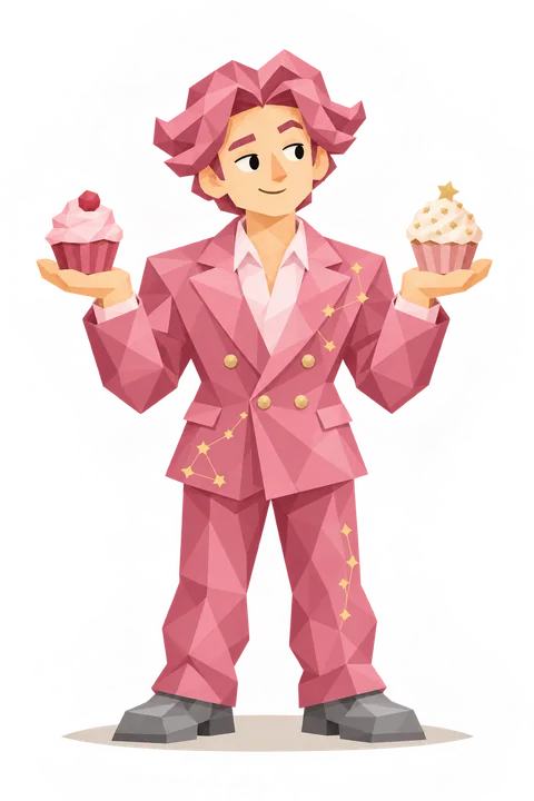 Illustration of a Libra male